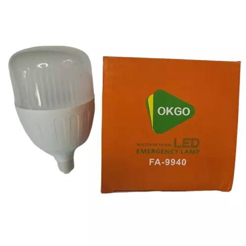 لامپ LED شارژی سرپیچی 40 وات OKGO مدل FA-9940